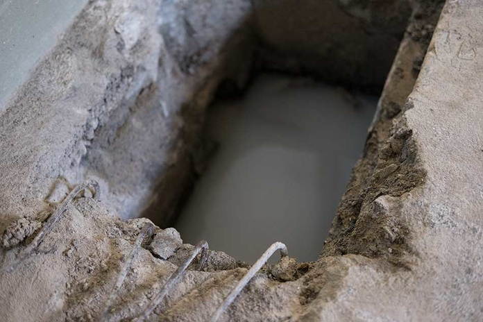 Sanierung einer Abwasserleitung